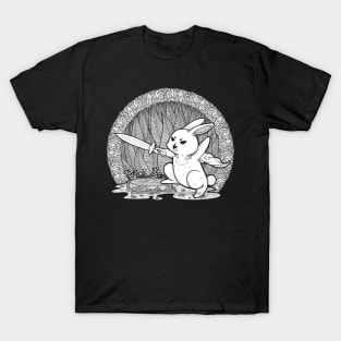 Cute Warrior Bunny T-Shirt